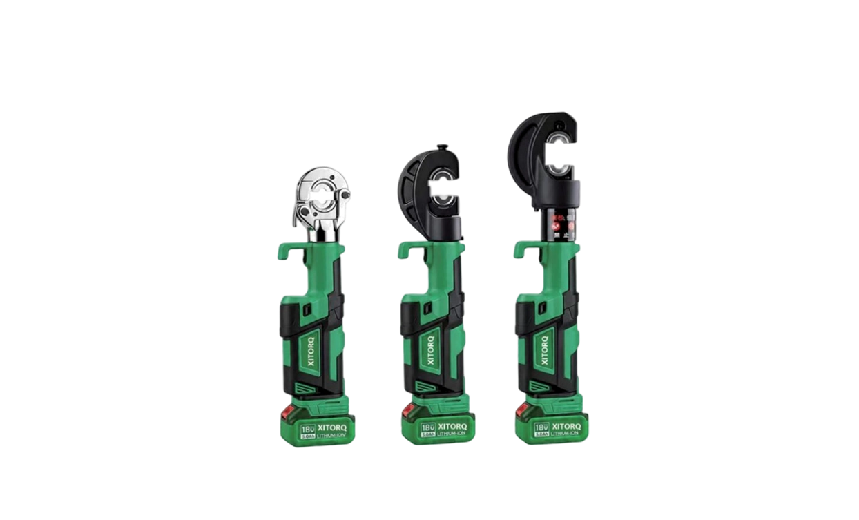 Pinza crimpatrice idraulica agli ioni di litio da 18 V - Forza 60-120 kN, per terminali di cavi Cu/Al da 10-400 mm²